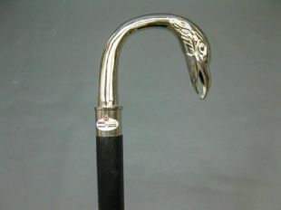 Maison de cygne victorienne Swan Bird Poignée baguette baguette Steampunk marche canne-Walking Stick Wands Cadeau