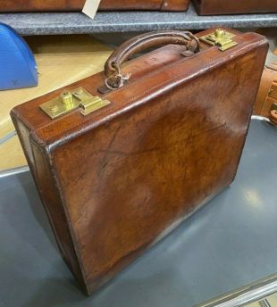 rare cuir vintage lansdown vin whisky bouteille de voyage valise 1900