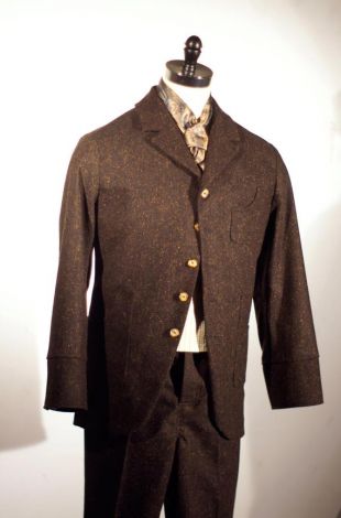De Tweed irlandais ouvrier sac manteau et pantalon---Editions 36