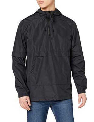 find. Windbreaker à Capuche Homme, Noir