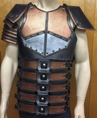 Unbranded - Leather Armor Dead Space Inspiré Chest Back - Épaules