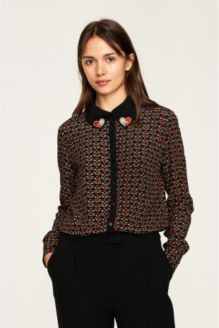 Chemise cœurs et clés