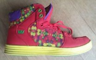 Mens SUPRA Vaider High Tops Red Candy Paint Limited Edition 9.5 Euro 43