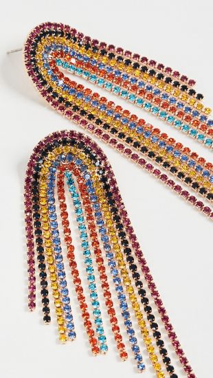 Rainbow Crystal Earrings