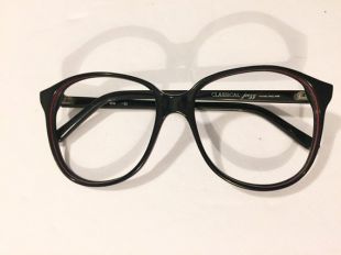 Lunettes surdimensionnées Lunettes Lunettes Cadres lunettes noires | cadres vintage de lunettes pour femmes (fr) Lunettes surdimensionnées Jazz Frame Angleterre (fr) Nouveau vieux stock