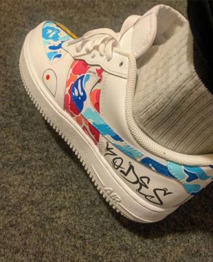 Nike x Bape "Kodes" customisée par Jaynova