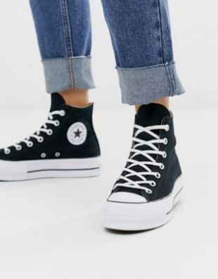 Chuck Taylor - Baskets plateforme montantes - Noir