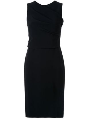 Robe Droite à Design Drapé