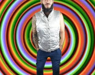 Spaceman Silver IZOD Zippered/Buttoned Puffer Vest Size Large, Winter Holiday Jacket Vest, Iridescent Chrome Color, Festival Vest, Rave Vest