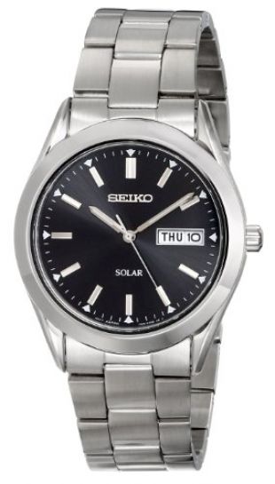 Seiko SNE039 Stainless Steel Solar Watch