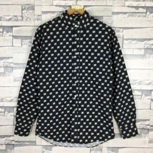 UNDERCOVER Japan Shirt Medium vintage Undercover Chaotic Discord Japan Polka Dot Buttondown Oxfords Shirt Taille M