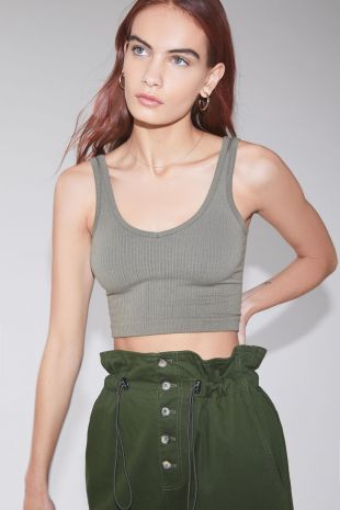 Urban Outfitters - Out From Under Drew Seamless Ribbed Bra Top