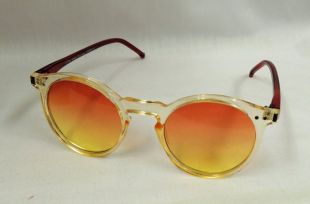 Lunettes de soleil Clear Yellow 1930s 1940s style UV400