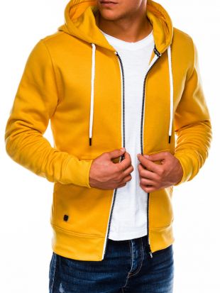 yellow zip sweatshirt
