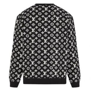 PULL COL ROND EN JACQUARD FULL MONOGRAM