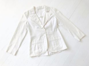 vintage white blazer
