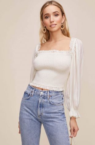 Teri Smocked Top