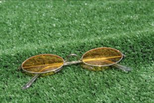 Lunettes de soleil Orange Small Retro