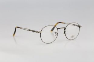 Rolling 701, vintage 90s antique argent petit panto lunettes rondes cadres hommes - femmes NOS