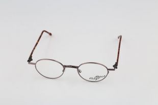 Robert Rudger 1500 151-68, vintage années 90 antique argent steampunk petites lunettes rondes encadre hommes - femmes NOS