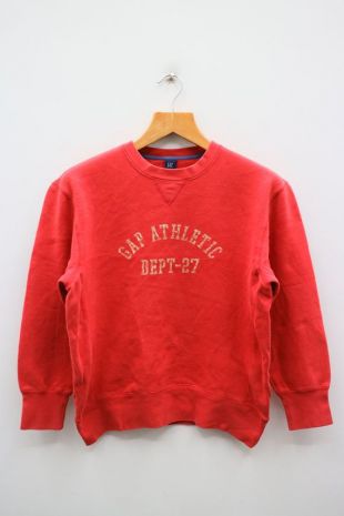 Gap - GAP ATHLETIC Dept-27 vintage Big Spell Red Color Pullover Jumper ...