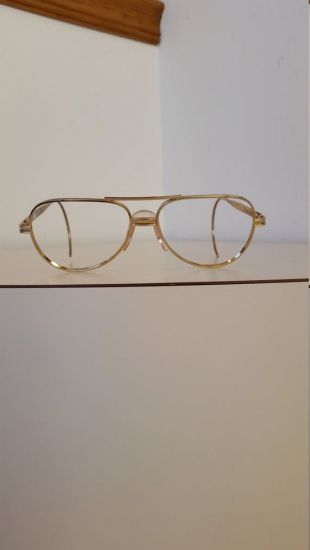 Unbranded - 1970s ArtCraft Gold Aviator Double Bar Eyeglasses Frame w ...