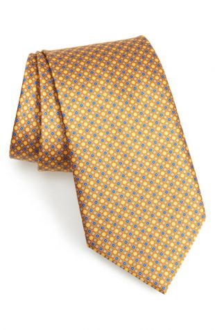 Geometric Dot Silk Tie