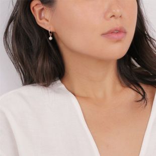 Boucles d’oreilles Pearl Hoop, Boucles d’oreilles Huggie, Pearl Hoops, Boucles d’oreilles minimalistes, Boucles d’oreilles Tiny Hoop, Huggie Hoops, Boucles d’oreilles en or perlé, cerceaux de perles