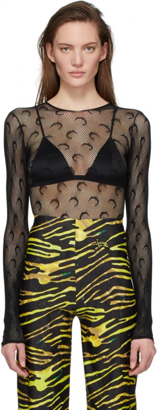 Pull noir Fishnet Moon