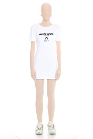T-Shirt Dress White