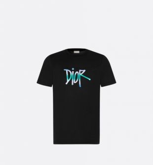 T-shirt DIOR AND SHAWN Coton noir