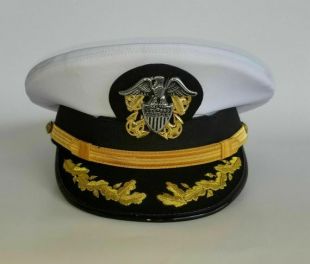 US Navy Senior Officer Hat High
