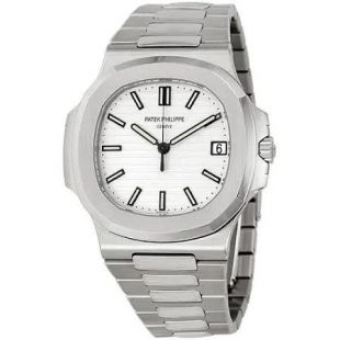 Nautilus Silvery White Dial Stainless Steel Men's Watch 5711-1A-011