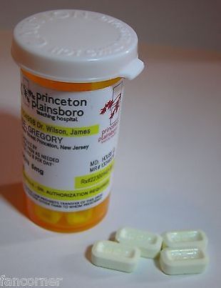 Dr House Tube de Vicodin comme dans la sÃ©rie Gregory House pill bottle replica