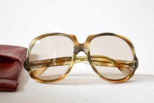 Retro UVEX Glasses, Germany Vintage Oversized Clear Lens Sunglasses, Mod Disco Luxury Eyewear