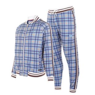 Lonsdale plaid Tracksuit worn by Coach (Colin Farrell) in The Gentlemen |  Spotern