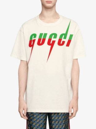 t-shirt à Imprimé Gucci Blade