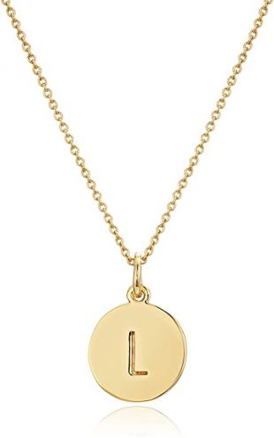 Gold-Tone Alphabet Pendant Necklace, 18"
