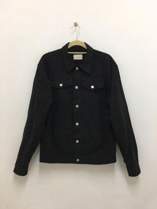 Fear Of God Veste Denim Black Trucker Veste