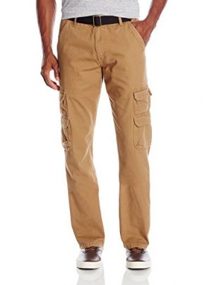 Premium Relaxed Fit Straight Leg Cargo Pant, Acorn Twill, 42W X 32L