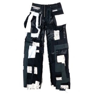 layered destroyed slacks CT0056