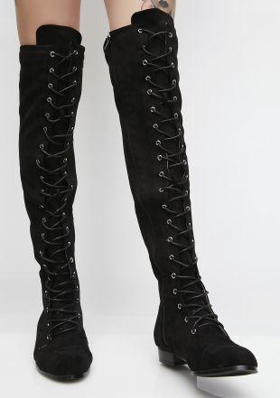 Take Em Down Lace-Up Boots