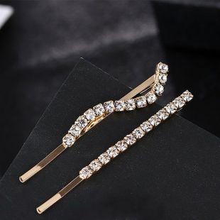 Flash Diamond Hair Clip, Minimalist Rhinestone Barrette clip, Hair Clip for Women, Bridal Hair Clips, Minimalism Hairpin, Hair Jewelry