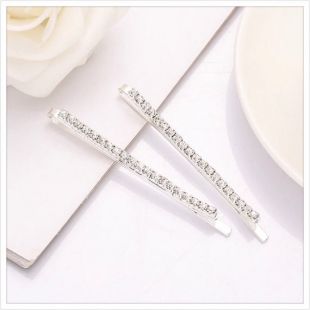 Accessoires de cheveux de strass, clip de cheveux de strass, mariage accessoire de strass, accessoires de cheveux de cristal, épingle de cheveux de strass argentée