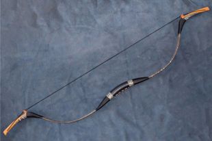 Véritable Serpent Cuir Mongol Cheval Archery Recurve Bow 40lbs / GRATUIT WORLDWIDE SHIPPING / Blanc / Noir / Bois