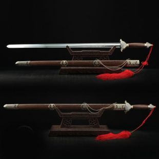 Custom-fait à la main véritable Taiji épée Tai Chi épée avec fourreau marron bronze