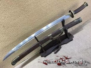 Lame d’épée chinoise avec Rosewood Scabbard, Épée chinoise en acier plié 1095, épée chinoise à vendre avec des raccords en alliage de métal