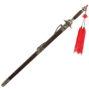 Fait à la main véritable Tai Chi épée avec fourreau Totem chinois