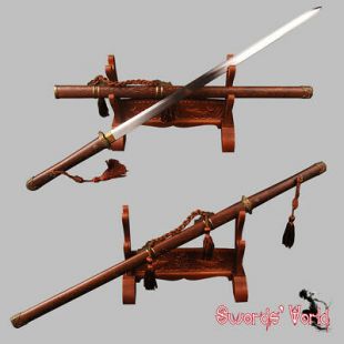Tang Dynasty Jian Chinese Sword Rosewood Handle Saya High Carbon Steel Blade  | eBay