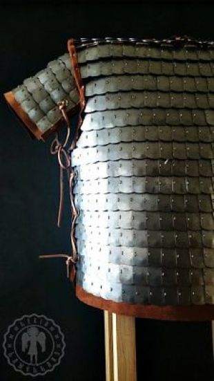 Medieval Roman brass armor lamellar/scale armor Breastplate/Jacket Armor  | eBay